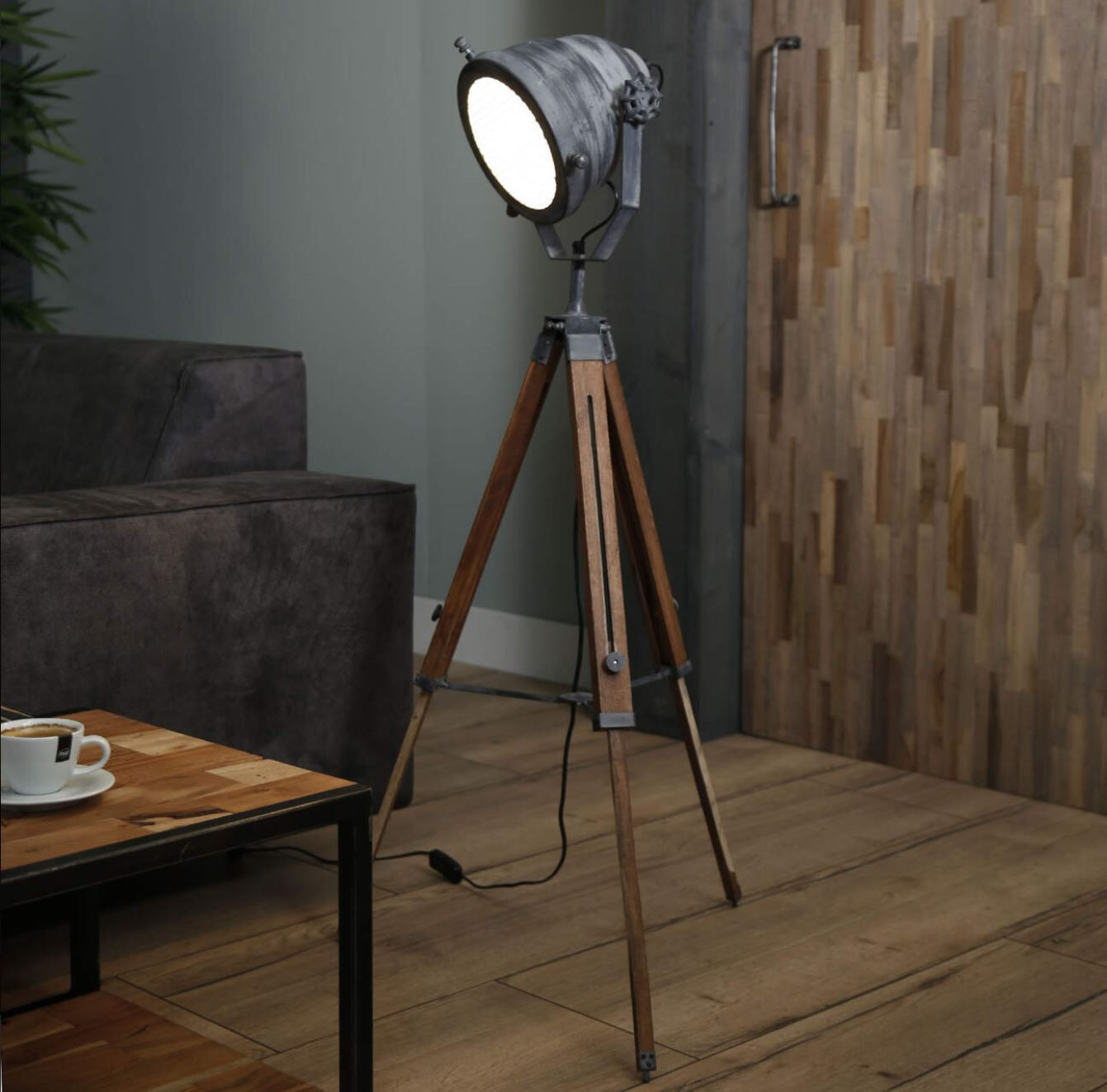 Dageraad bouwer Korting Vloerlamp Wood Statief - 1L - Vloerlampen - The Lights Company